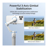DJI Osmo Mobile 7 Gimbal with ActiveTrack 7.0 and 7th Gen Stabilization with Mobile Accessory Bundle