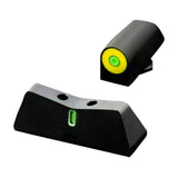 XS SIGHTS DXT2 Big Dot Tritium Front and Rear Night Sight for Glock 42, 43, 43X, and 48 (Yellow)