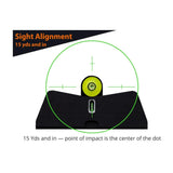 XS SIGHTS DXT2 Big Dot Tritium Front and Rear Night Sight for Glock 42, 43, 43X, and 48 (Yellow)