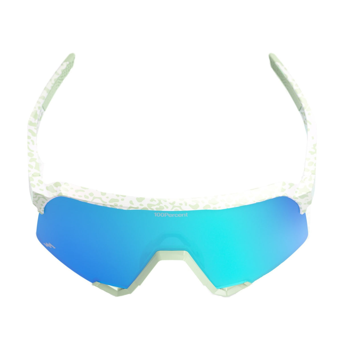 100 Percent S3 LE Elly 2 Polished Light Green Sunglasses with TR90 Frame (Open Box)