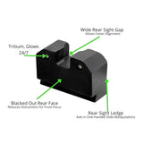 XS Sights R3D Tritium Night Sights with Photoluminescent Glow Dot for Glocks (Green)