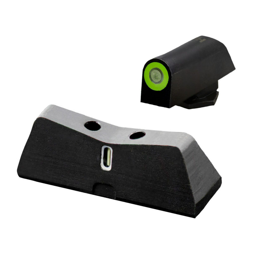 XS SIGHTS DXT2 Standard Dot Green Night Sight with Tritium Front Sight for Glock 42, 43, 43X, and 48