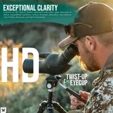 Vortex Viper HD 11 to 33 x 50mm Angled Spotting Scope with Lightweight Design with Tripod Bundle