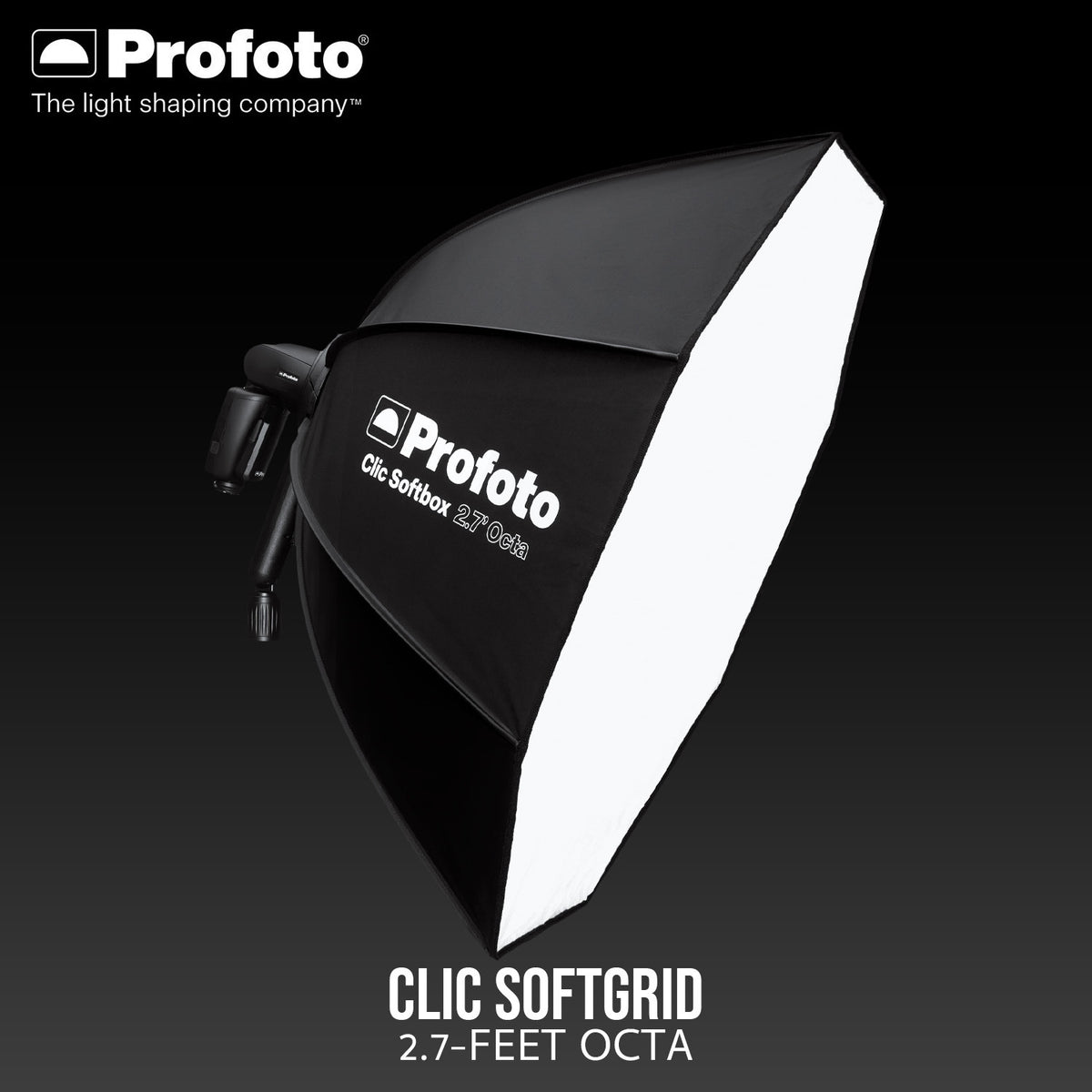 Profoto Clic Softgrid 2.7-Feet Octa for Only Profoto Flashes with Clic Softbox 2.7-Feet Octa Bundle