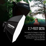 Profoto Clic Softgrid 2.7-Feet Octa for Only Profoto Flashes with Clic Softbox 2.7-Feet Octa Bundle