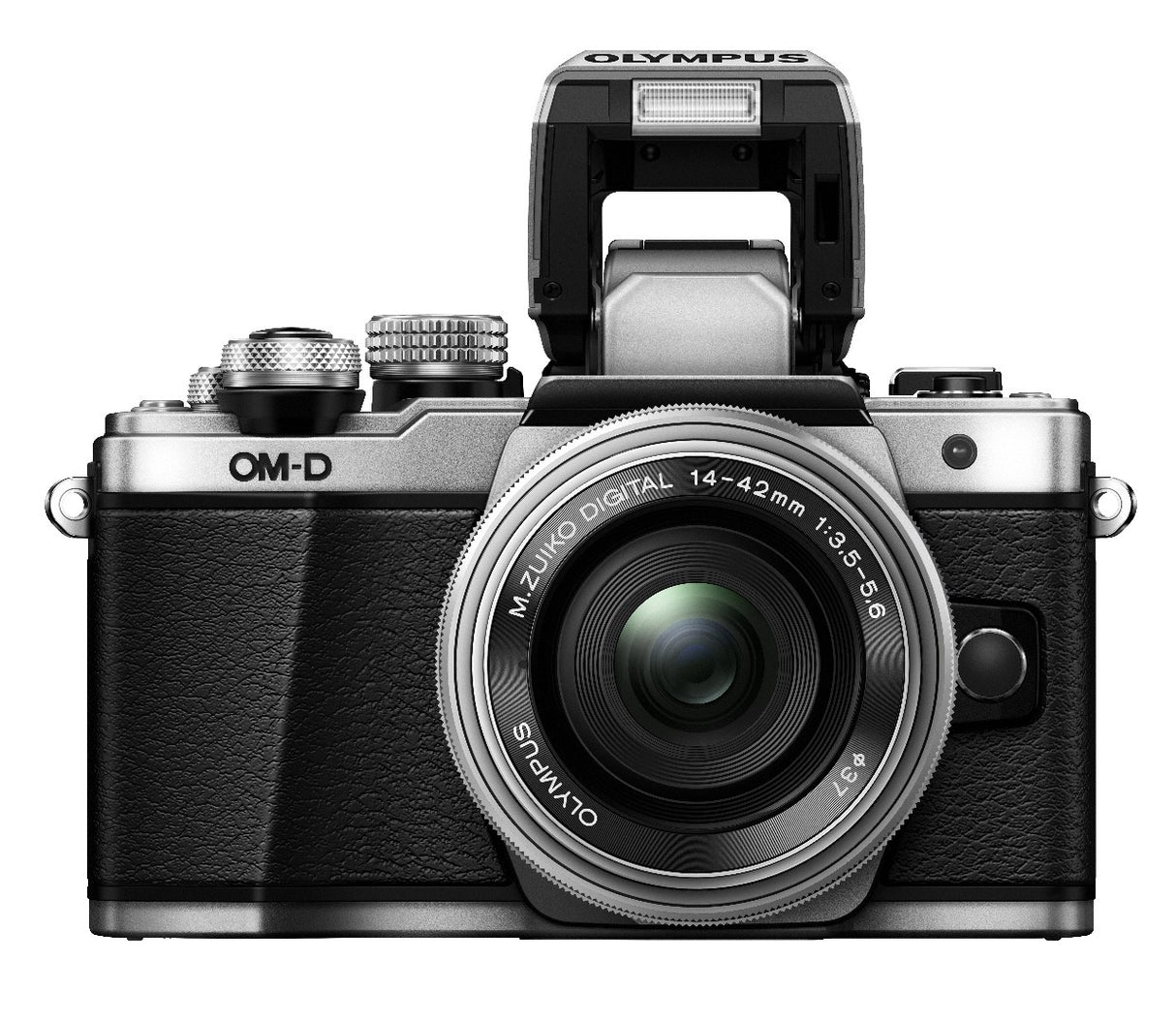 Olympus OM-D E-M10 Mark II Mirrorless Camera with 14-42mm Lens (Silver)