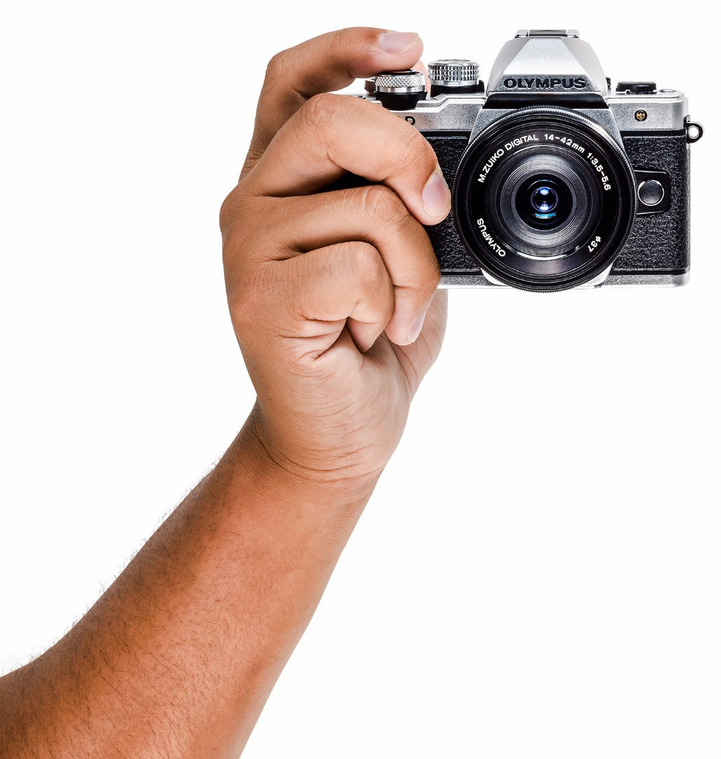 Olympus OM-D E-M10 Mark II Mirrorless Camera with 14-42mm Lens (Silver)