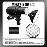 Profoto Pro-B3 Monolight Flash Single Kit with Li-Ion Battery 4S2P and Softbox 2.7-Feet Octa Bundle