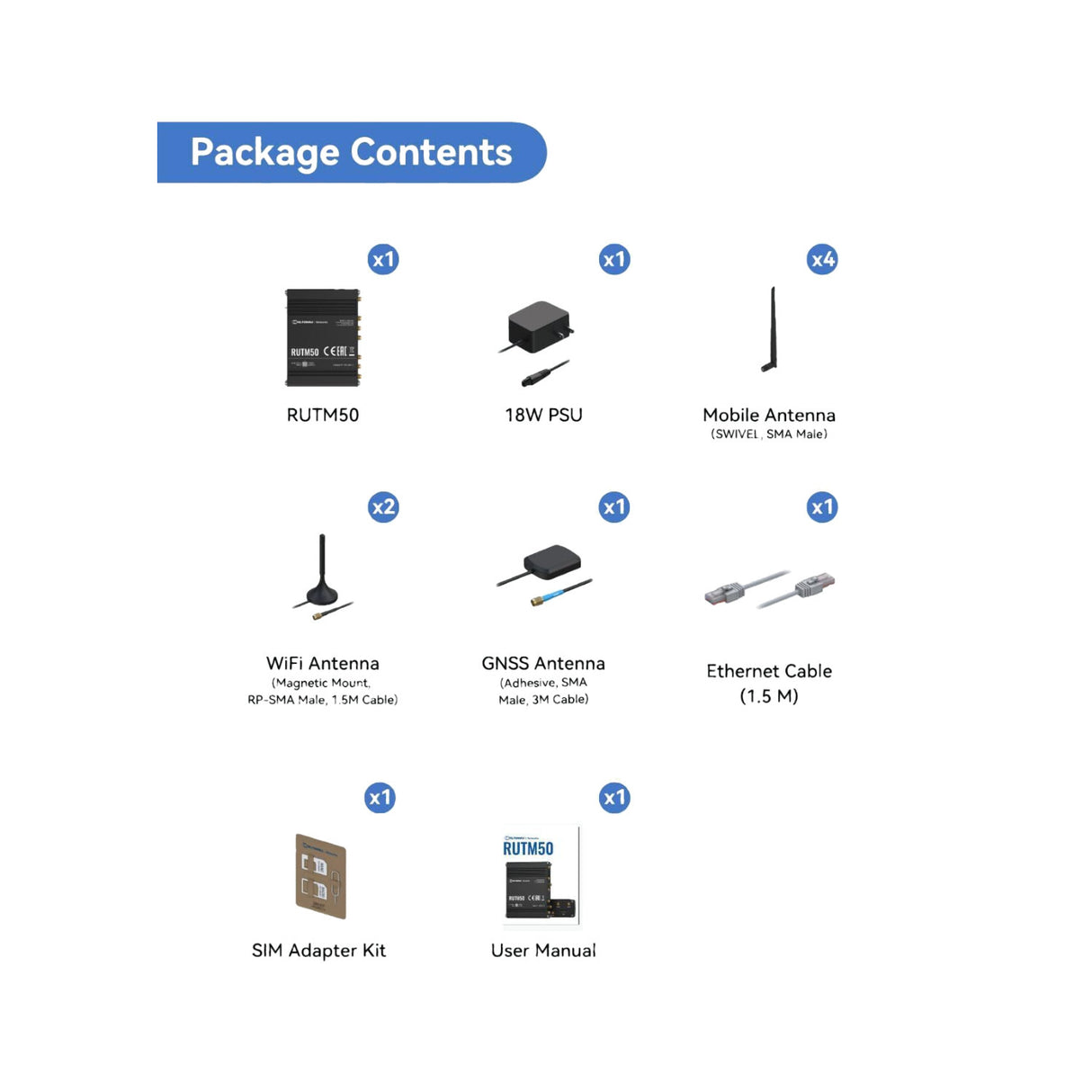 Teltonika RUTM50 5G Cellular Router