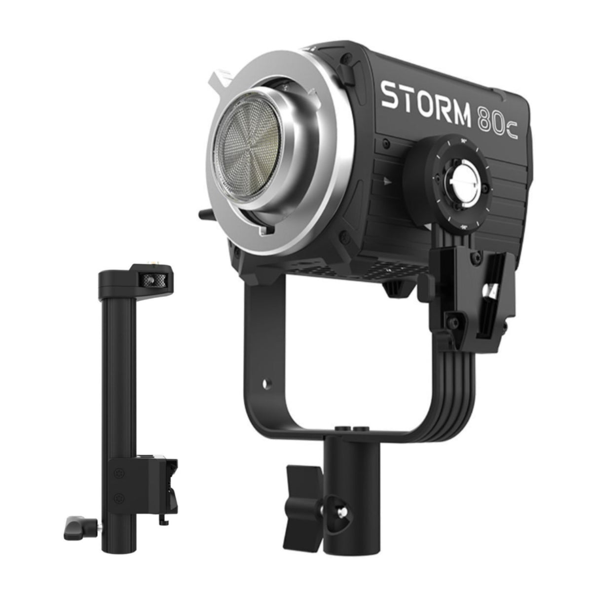 Aputure STORM 80c IP65 80W Full-Color Fixture (Black) with STORM 80c Handheld Bracket (Black) Bundle