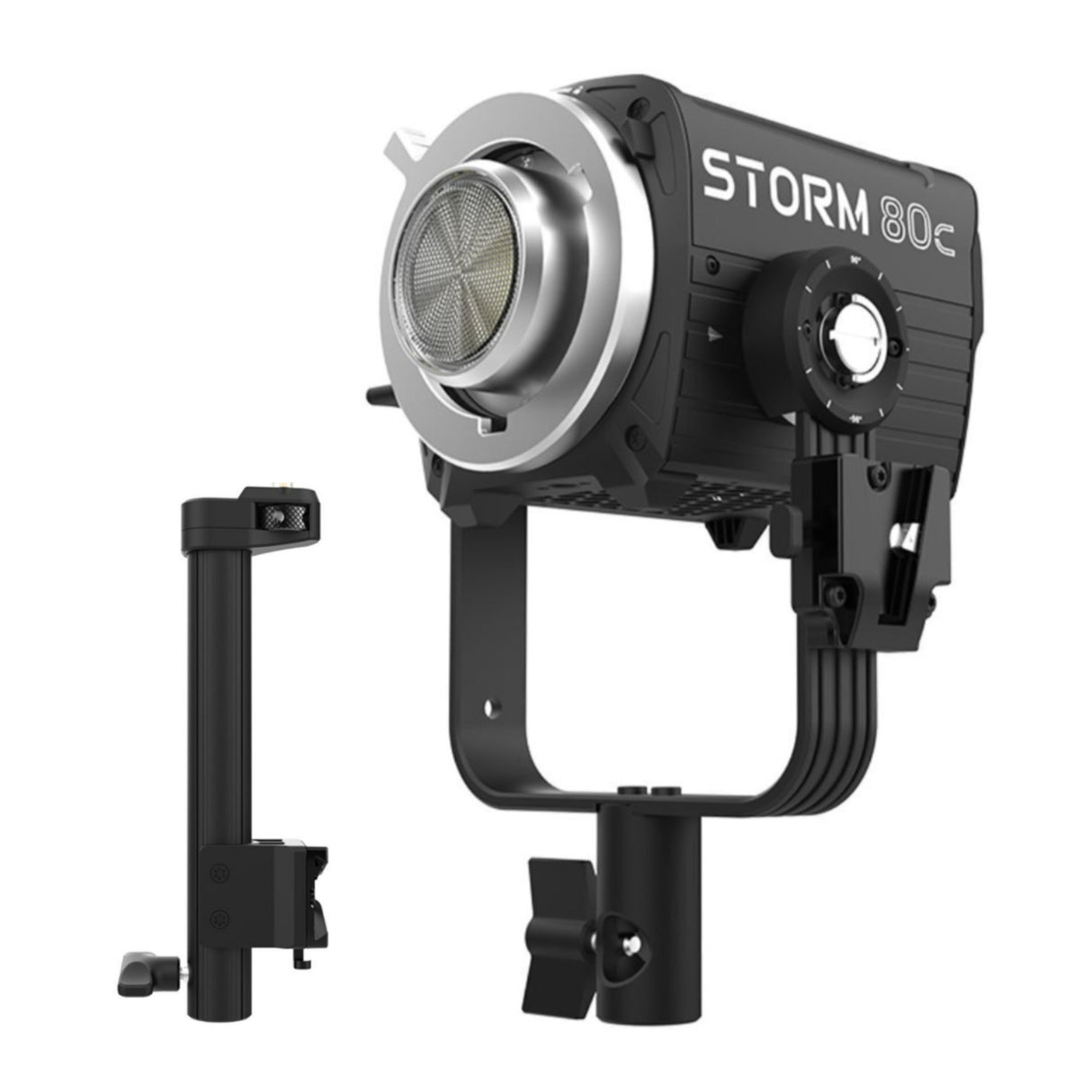 Aputure STORM 80c IP65 80W Full-Color Fixture (Black) with STORM 80c Handheld Bracket (Black) Bundle