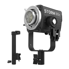 Aputure STORM 80c IP65 80W Full-Color Fixture (Black) with STORM 80c Handheld Bracket (Black) Bundle