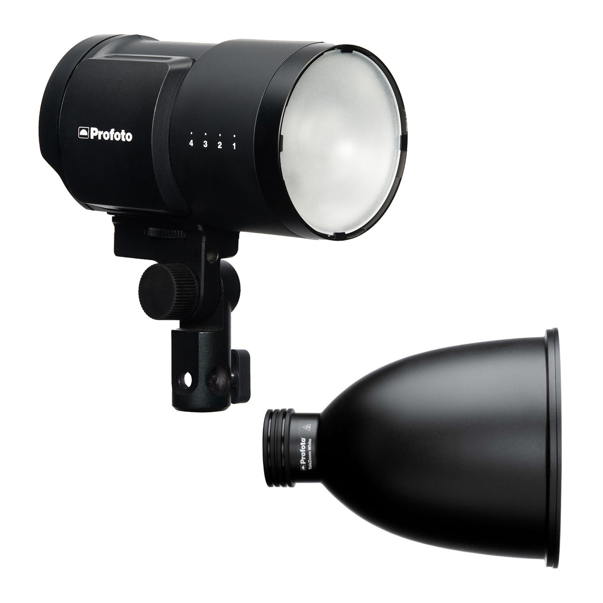 Profoto TeleZoom Reflector White for Protruded and Flat-Fronted Lights with Adjustable Zoom Bundle
