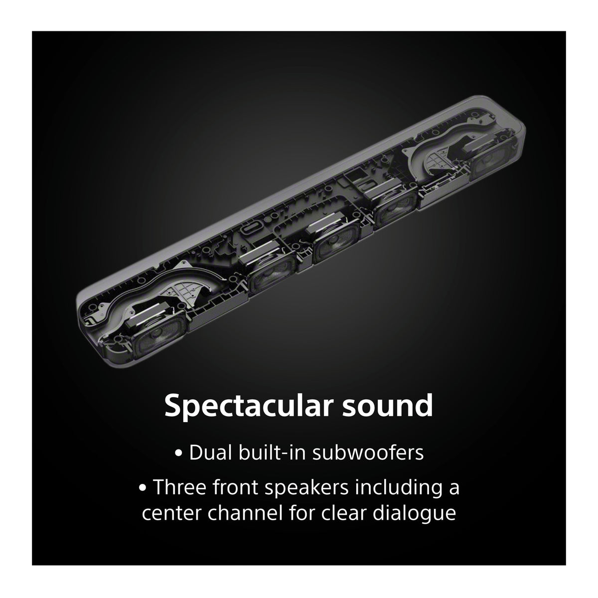 Sony HT S2000: 3.1ch Dolby Atmos and DTS:X Surround Sound Soundbar Bundle