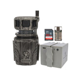 Stealth Cam Revolver 36MP 360-Degree Cellular Trail Camera and Rechargeable Li Battery Pack Bundle