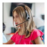 AVID Education AE-36 3.5mm Plug Headset with Noise Cancelling Microphone (White) Bundle (50-Pack)