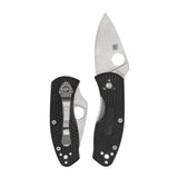 Spyderco Ambitious Lightweight Pocket Knife with 2.31-Inch 8Cr13MoV Blade with Black FRN Handle