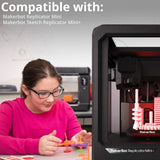 MakerBot Smart Extruder Plus with Red and True Blue PLA 3D Printing Filament Small Spool Bundle