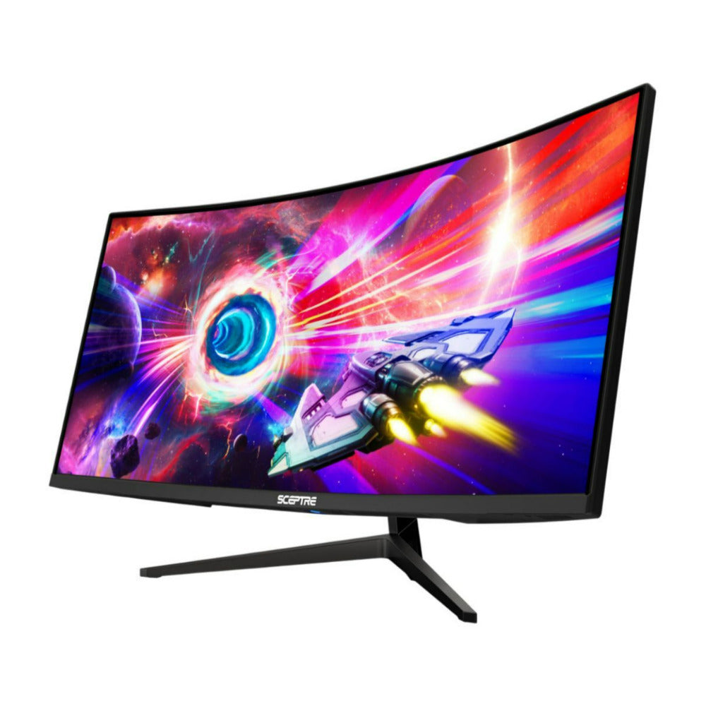 Sceptre C345B-QUT168 34-Inch Ultrawide Curved QHD 165Hz Gaming Monitor with 1500R Curvature (Black)