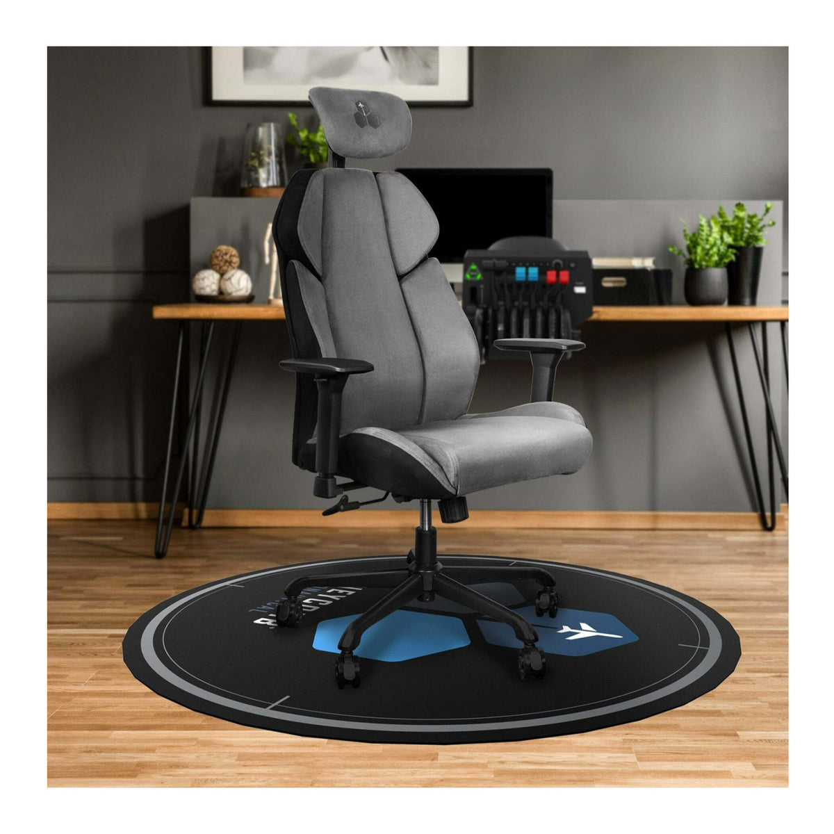 Honeycomb Aeronautical HC003929 LIMA Soft Flight Seat Mat for Smooth Chair Movement (Black)