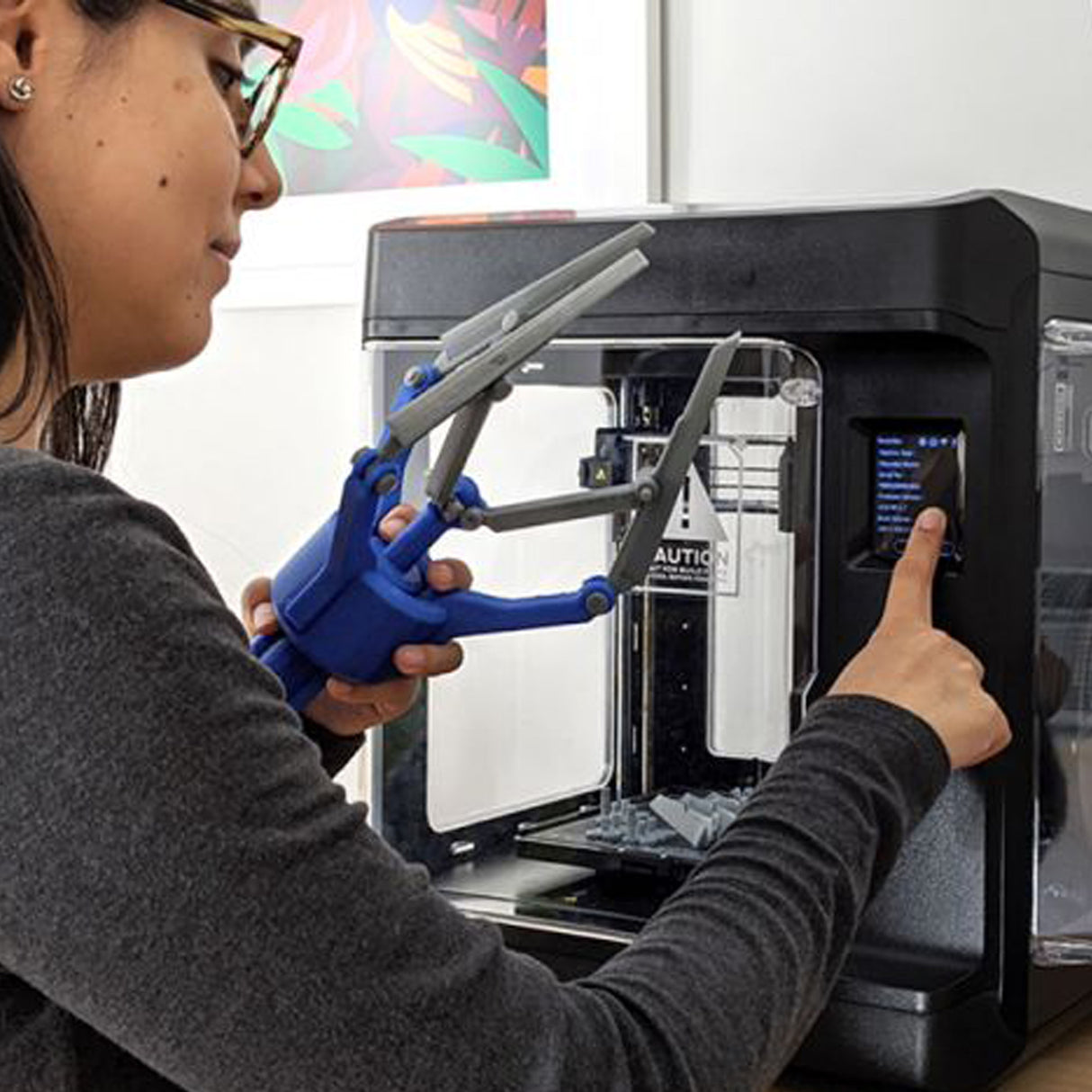 MakerBot Sketch Single-Printer Setup 3D Printer with Cloud Printing File Management Software Bundle