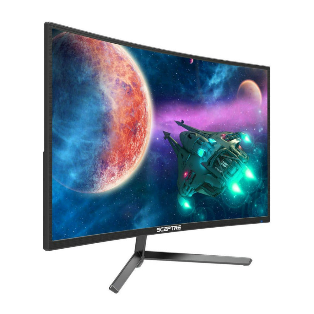 Sceptre C248B-FWT168 24-Inch 165Hz Curved Gaming Monitor with AMD FreeSync Premium (Black)