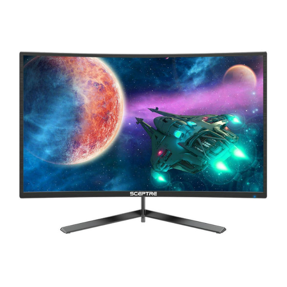 Sceptre C248B-FWT168 24-Inch 165Hz Curved Gaming Monitor with AMD FreeSync Premium (Black)