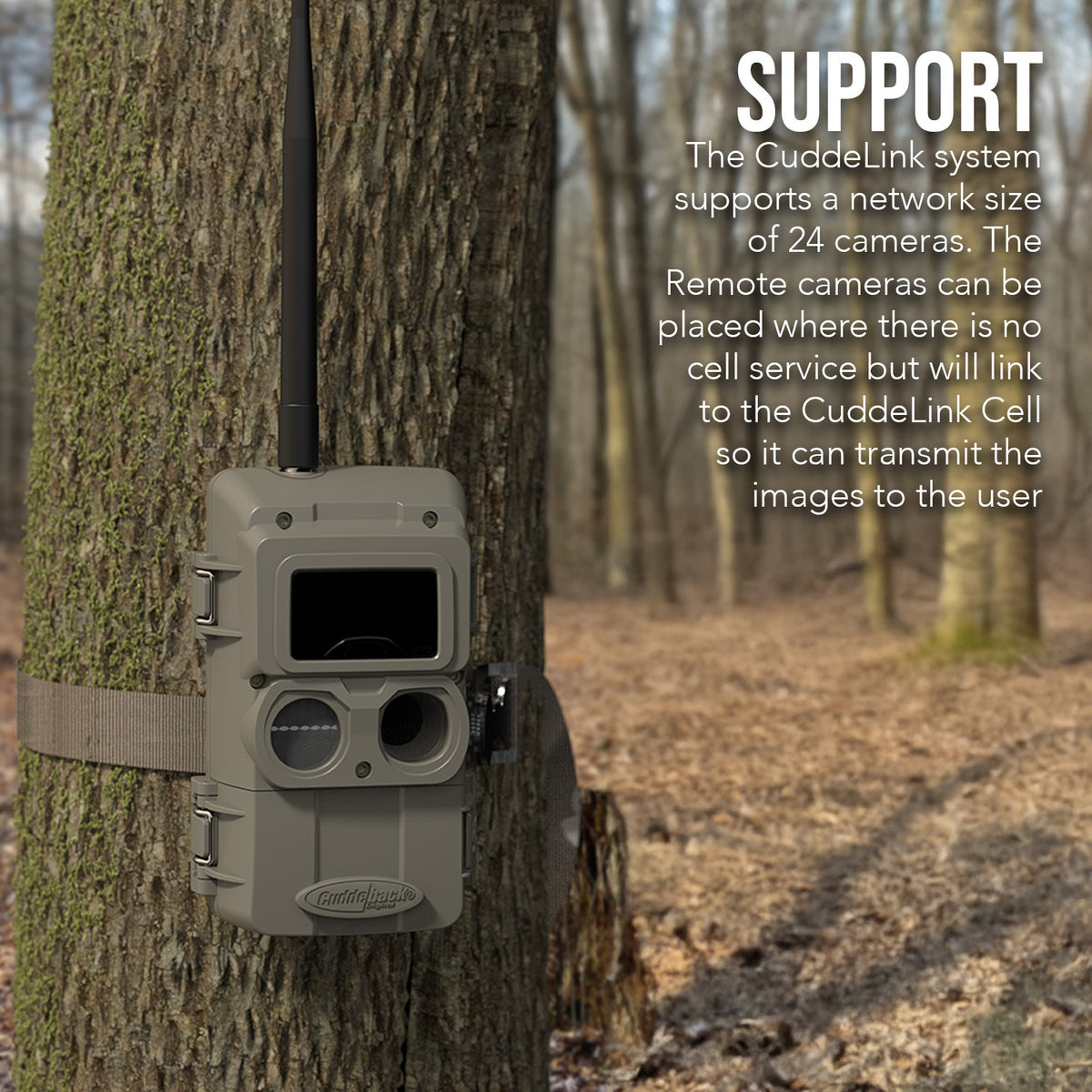 Cuddeback CuddeLink Wireless, 3rd Gen Sensor, Low-Glow IR LED Camera (2-Pack) with Power Bank Bundle