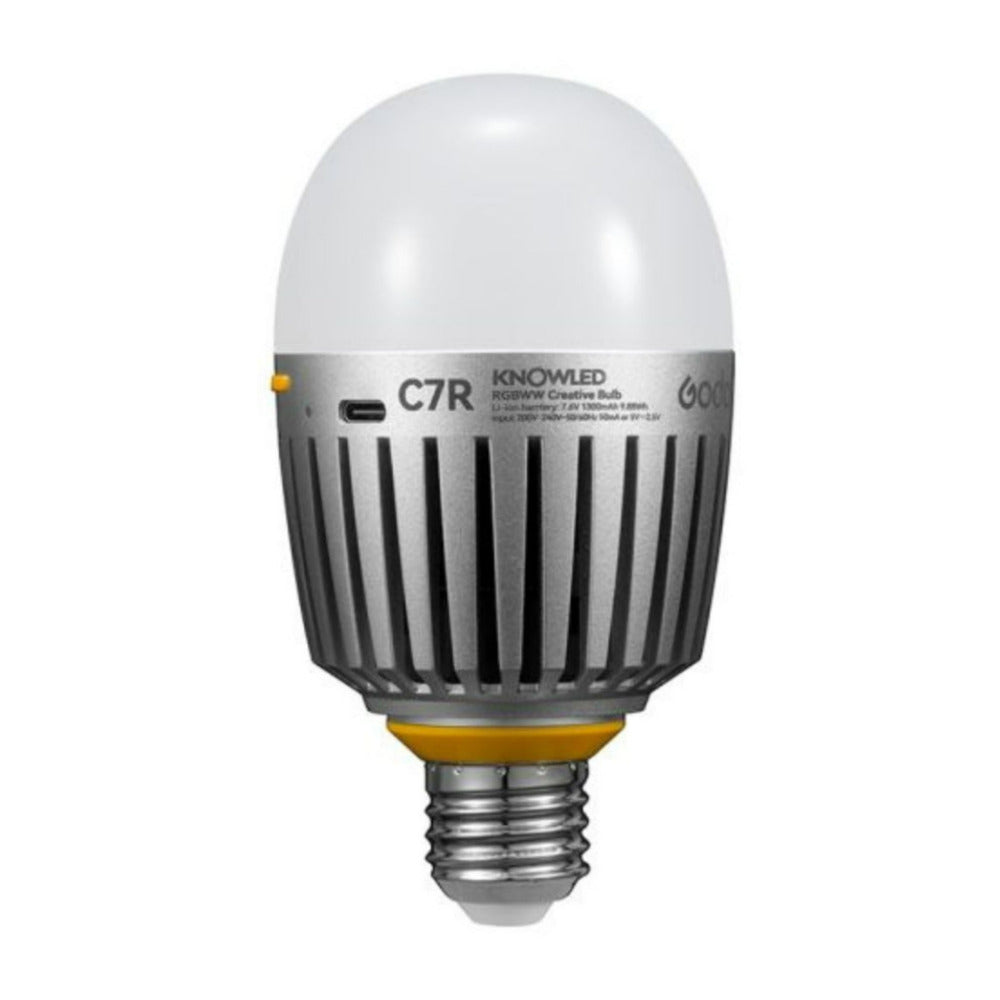 Godox C7R Knowled RGBWW Creative Bulb 8-Light Kit with Built-In Battery and 7W Power Output