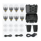Godox C7R Knowled RGBWW Creative Bulb 8-Light Kit with Built-In Battery and 7W Power Output