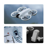 DJI Neo Palm Sized Lightweight Drone with Two Intelligent Flight Batteries and Drone Landing Pad