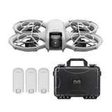 DJI Neo Palm Sized Lightweight Drone with Two Extra Intelligent Flight Batteries and Hard Case
