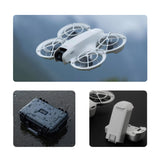 DJI Neo Palm Sized Lightweight Drone with Two Extra Intelligent Flight Batteries and Hard Case