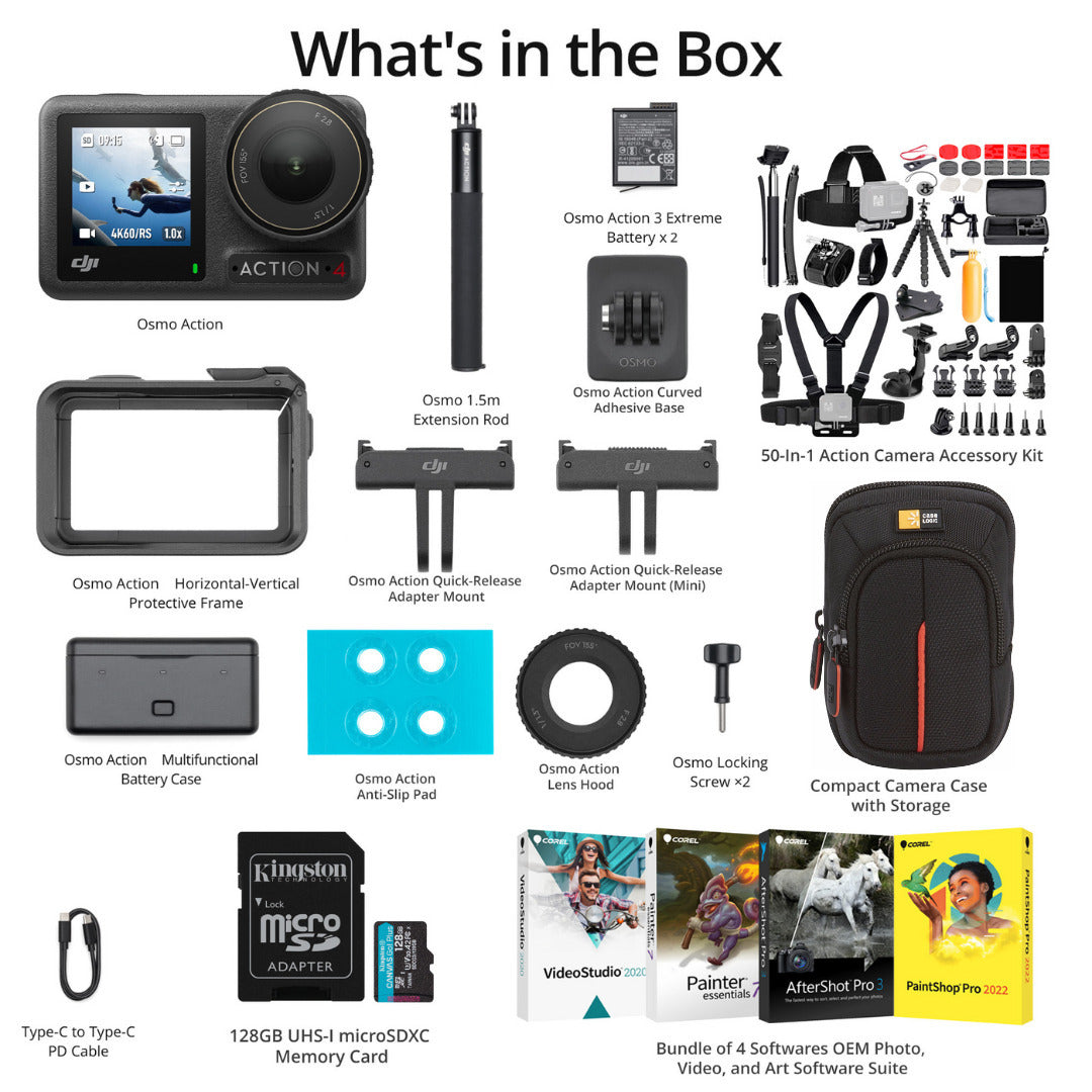 DJI Osmo Action 4 Camera Adventure Combo Bundle