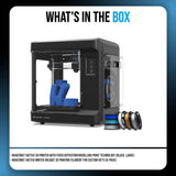 MakerBot Sketch 3D Printer (Black, Large) and Winter Holiday Filament (6-Pack) Bundle