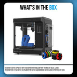 MakerBot Sketch 3D Printer (Black, Large) and PLA Filament for Sketch Classroom (10-Pack) Bundle