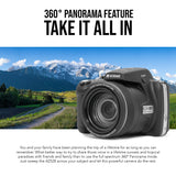 Kodak PIXPRO AZ528 16MP Astro and 52x Optical Zoom Digital Camera (Black) with 128GB SD Card Bundle