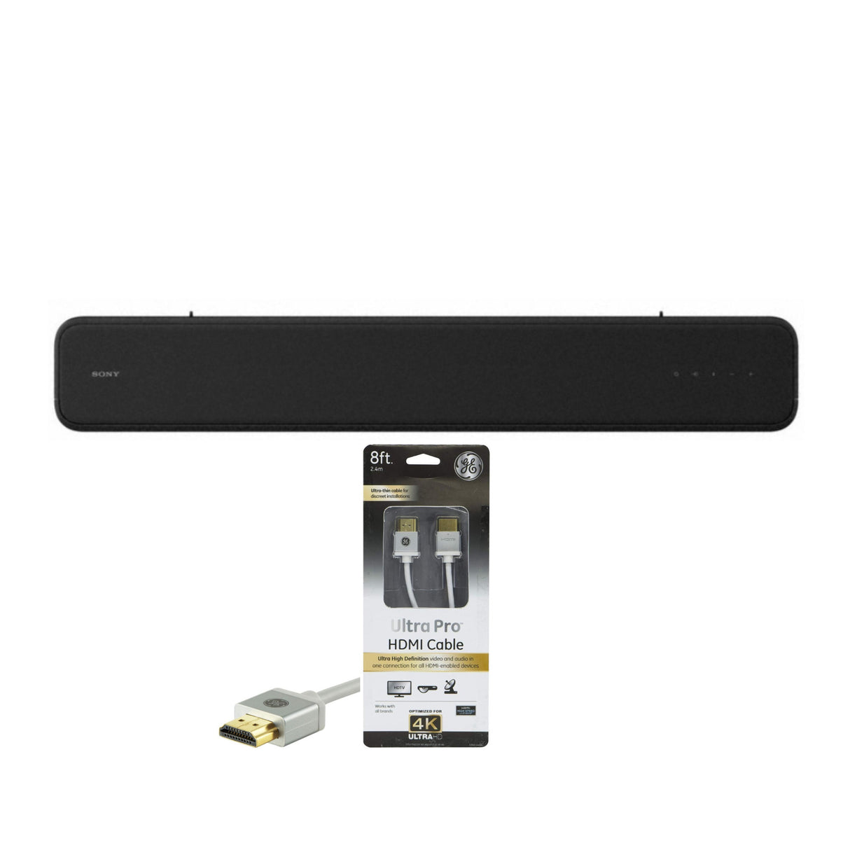 Sony HT-S2000: 3.1ch Dolby Atmos and DTS:X Surround Sound Soundbar with 8-Feet HDMI Cable Bundle