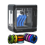 MakerBot Sketch 3D Printer (Black, Large) with 900-0148A Sketch PLA 1.75mm Rainbow Filament Bundle
