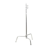 Godox Double Rise 8.8 Feet C-Stand with 50-Inch Arm, Aluminum Construction, and Steady Legs (Silver)