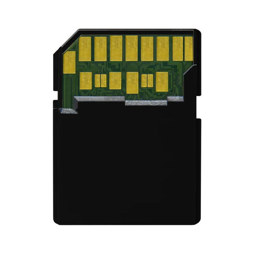 Delkin Devices Black 128GB SD UHS-II Class 10 U3 V90 Memory Card with 300 MBPS Max Read Speed