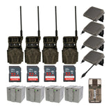 Wildgame Innovations Orbit 360-Degree Trail Camera with 36MP Image Quality (4-Pack) Bundle