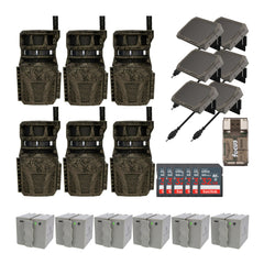 Wildgame Innovations Orbit 360-Degree Trail Camera with 36MP Image Quality (6-Pack) Bundle