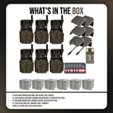 Wildgame Innovations Orbit 360-Degree Trail Camera with 36MP Image Quality (6-Pack) Bundle