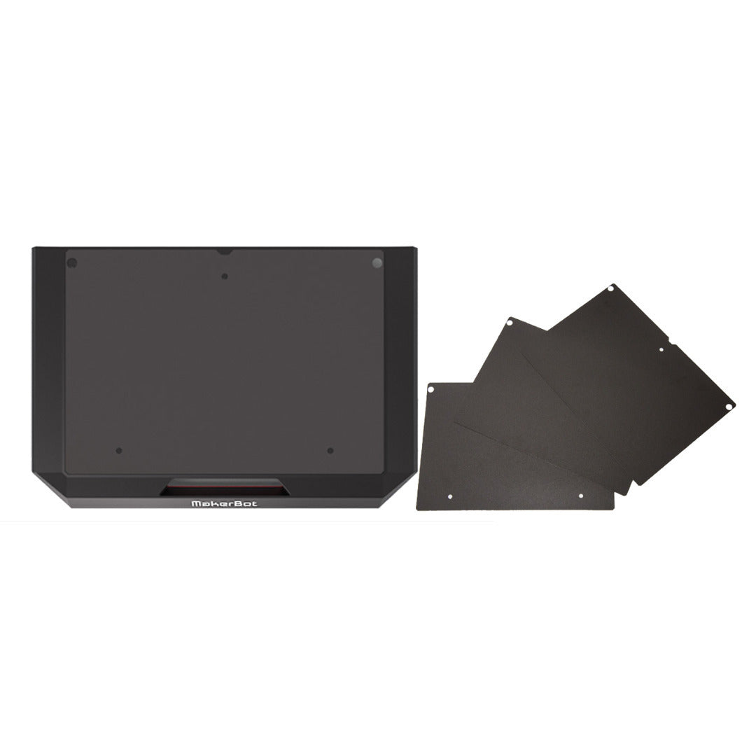 MakerBot Replicator Plus Flex Build Plate Kit (Black) with Grip Surfac ...