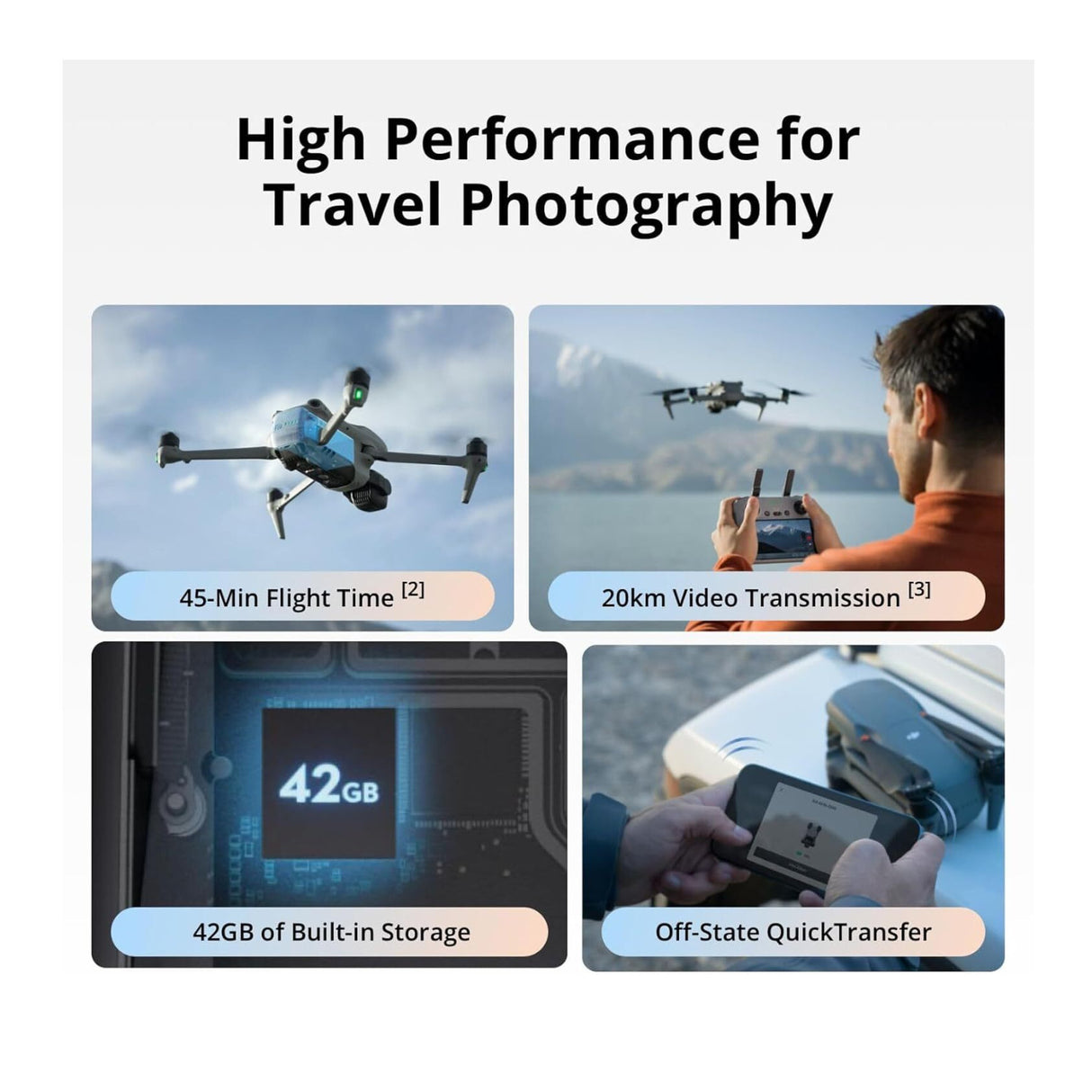 DJI Air 3S Dual Camera Drone Fly More Combo with RC-N3 Remote Controller