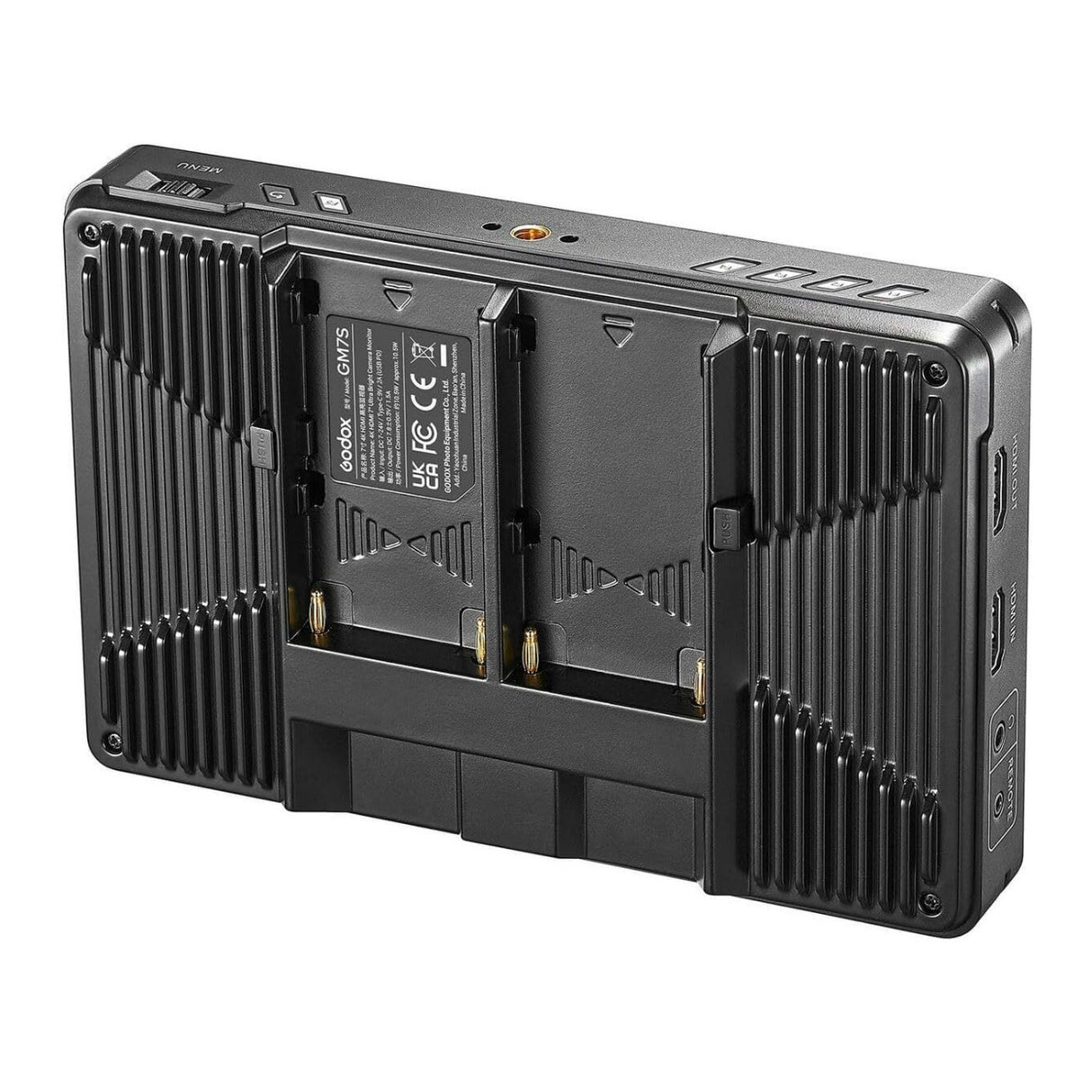 Godox GM7S 7-Inch 1920 x 1200 4K HDMI Ultra-Bright HD Touchscreen On-Camera Monitor (Black)