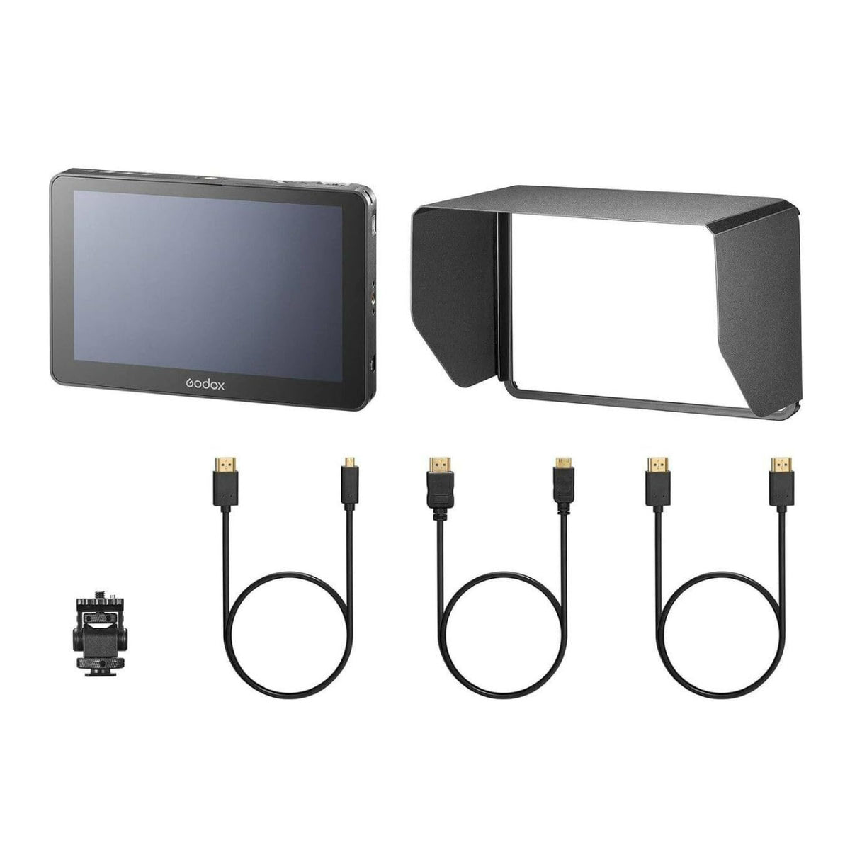 Godox GM7S 7-Inch 1920 x 1200 4K HDMI Ultra-Bright HD Touchscreen On-Camera Monitor (Black)