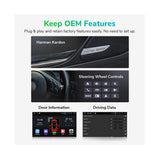 Eonon 6 Plus 64GB Car Stereo for BMW 3 Series with Android 13 System and 9-Inch QLED Touch Screen