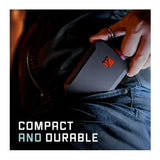 Poseidon Nano 3000mAh Wireless Charger with Portable Construction and Built-In Mavrik Tech (Black)